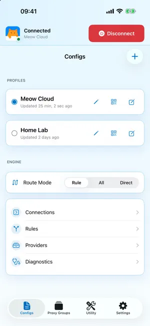 Meow - Smart VPN screenshot 1