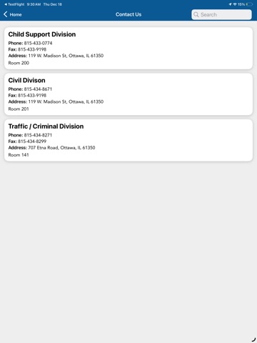 LaSalle County Circuit Clerk iPad screenshot