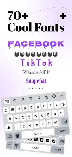 Keyboard Fonts - Font Art iPhone Ekran Görüntüsü 1