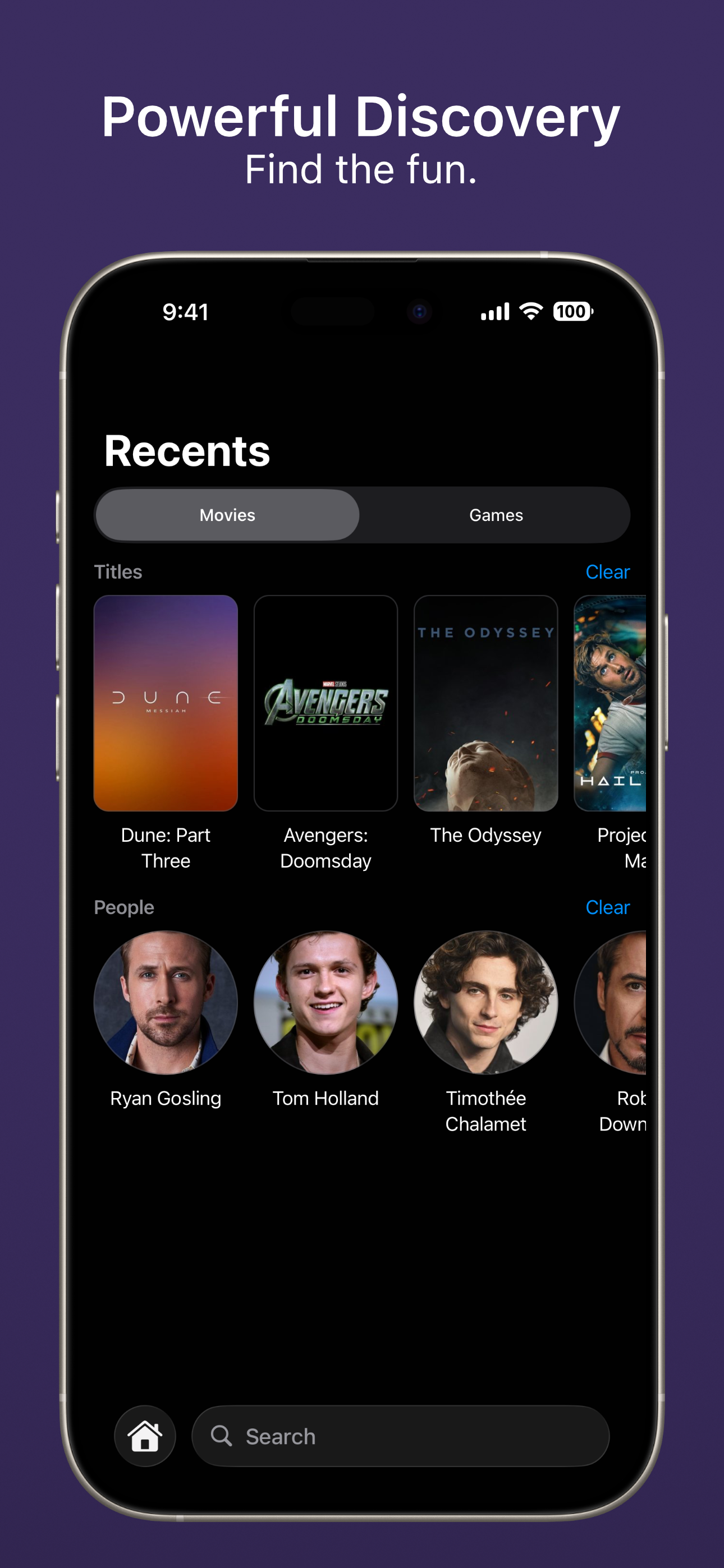 LookForward: Movies & Games