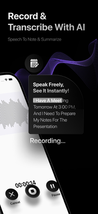 Memo: AI Note Taker Screenshot 2 of 6