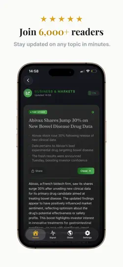Captura de pantalla de Root News: Smart Daily Brief en iPhone 5