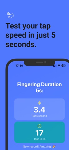 Finger Fast - Tap Speed Test screenshot