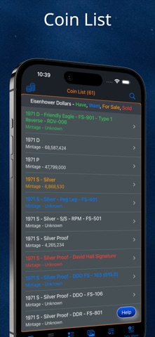 Eisenhower Dollar iPhone screenshot