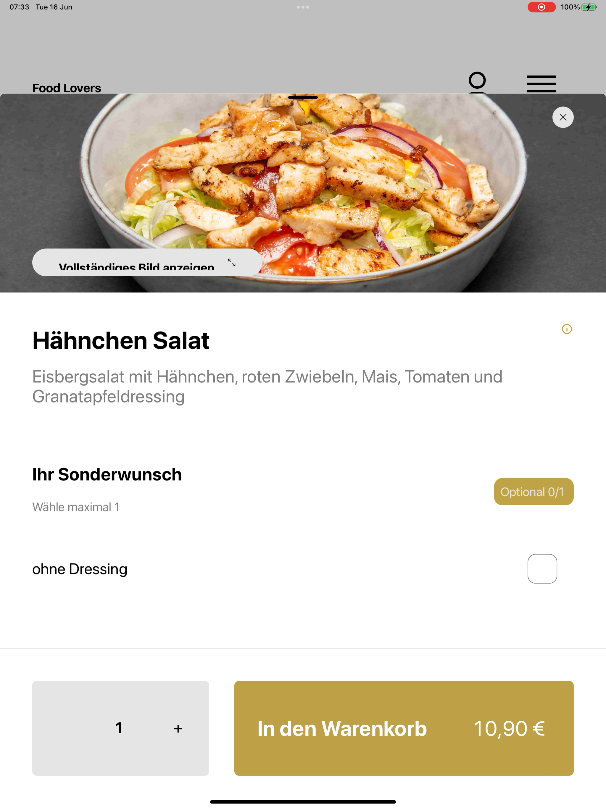 Food Lovers screenshot 8