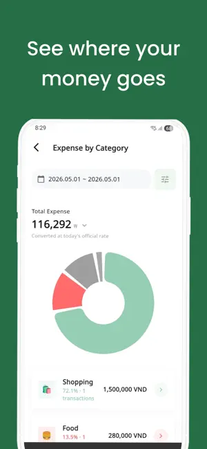 Pickle: Travel Budget screenshot 3