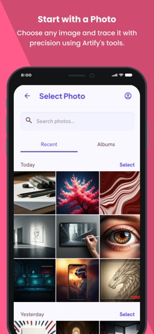 Artify: AR Draw Trace & Sketch screenshot