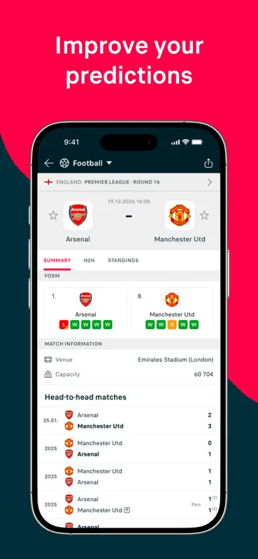 Flashscore: Live Scores & News screenshot 9 of 10