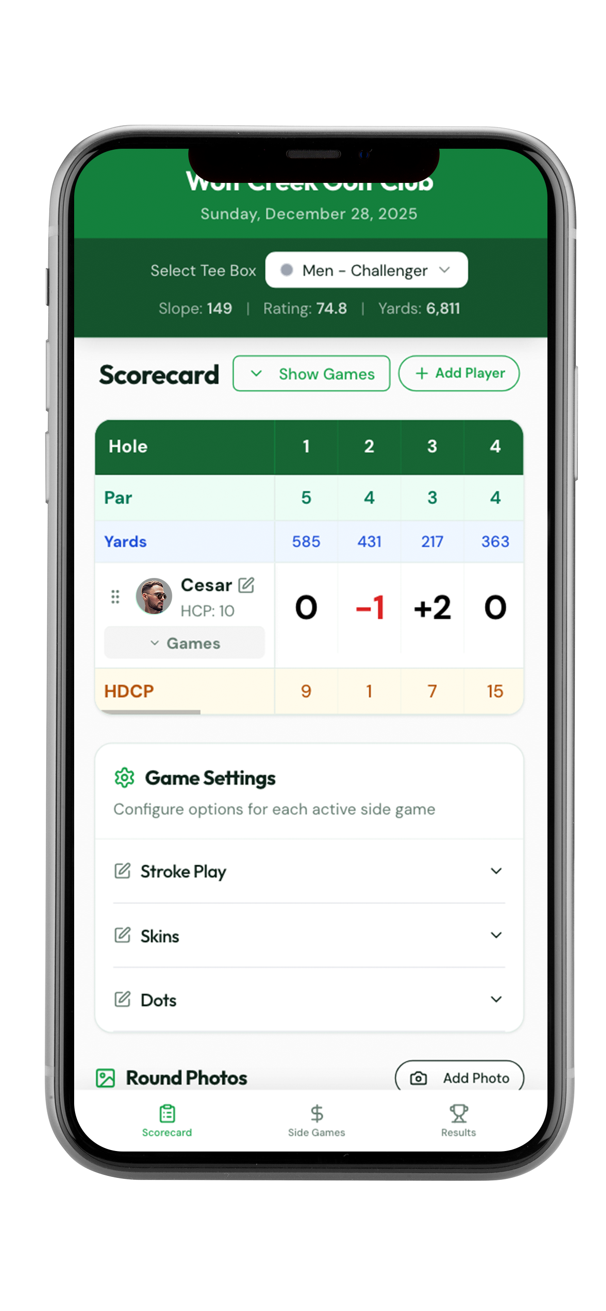 Golf Side Games Pro