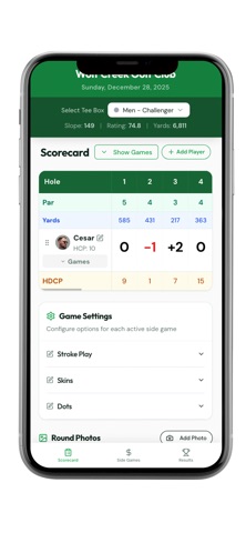 Golf Side Games Pro Screenshot 8 of 10