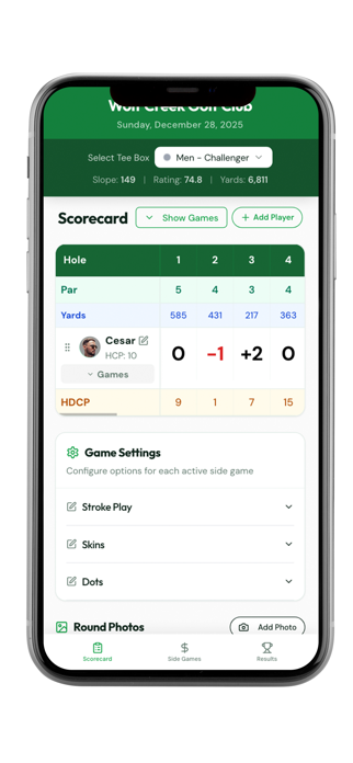 Golf Side Games Pro Screenshot 8 of 10