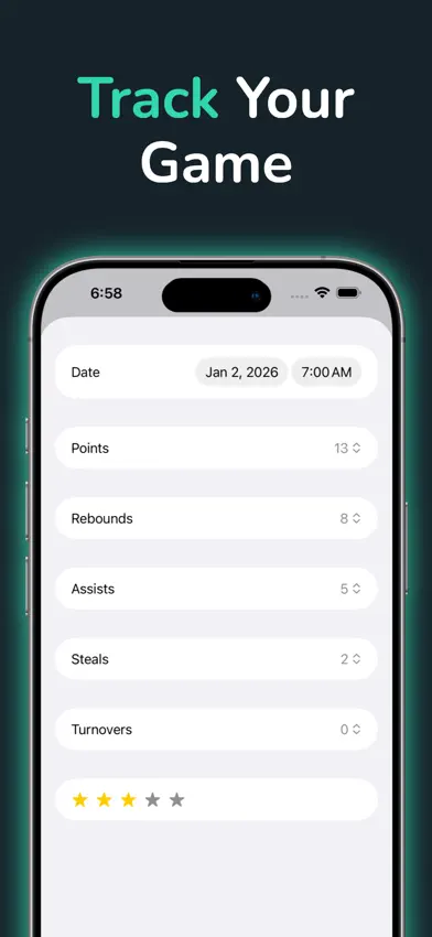 Basketball Tracker screenshot 1
