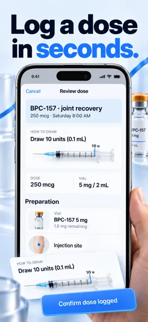 Peptide Protocol: Dose Tracker screenshot 4