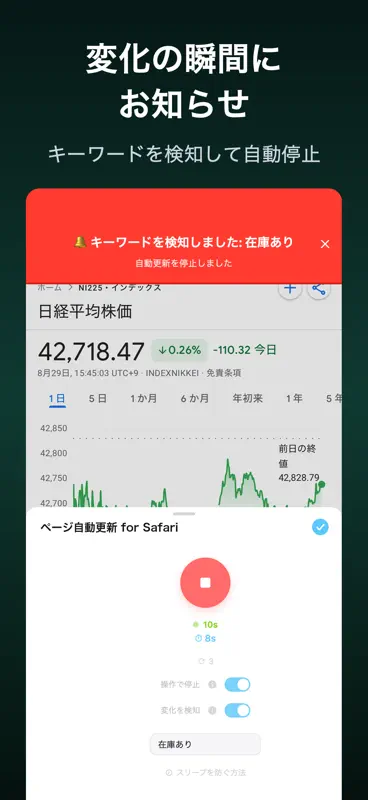 Auto Refresh+ for Safari screenshot 2 of 5