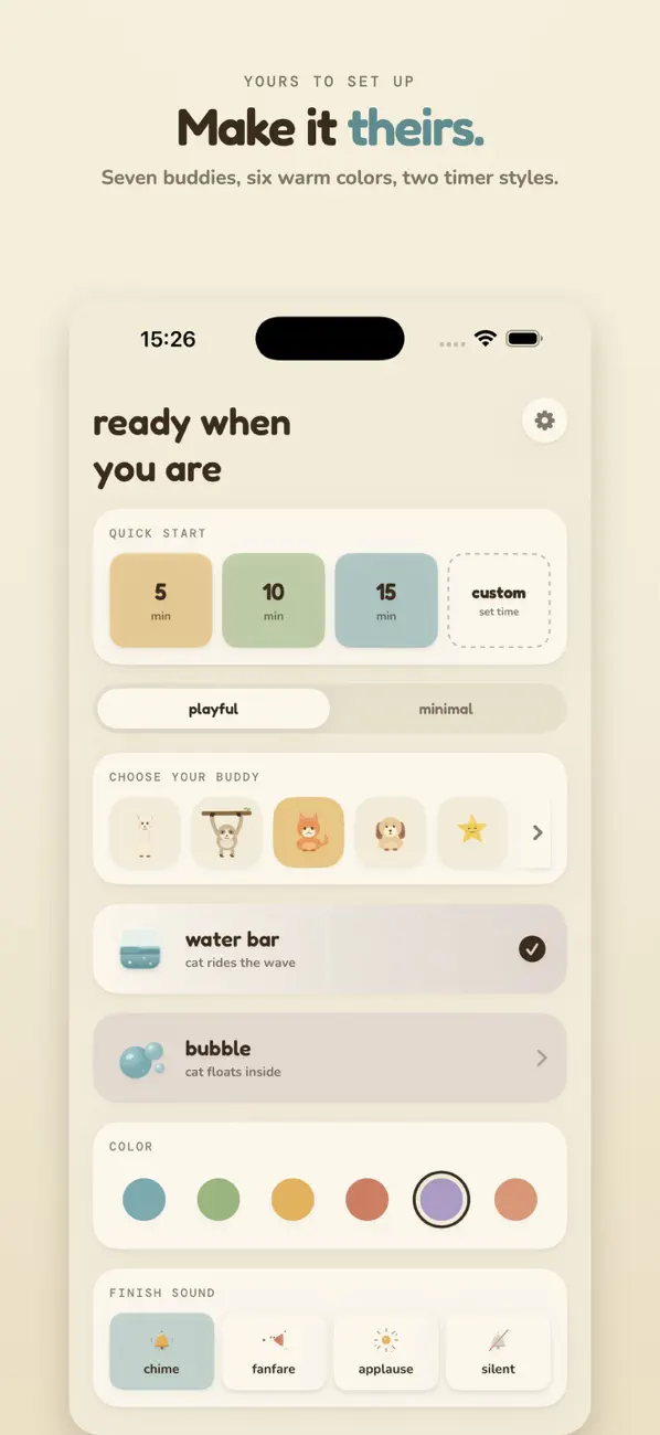 Screenshot #3 pour Visual Timer for Kids - Kiddo