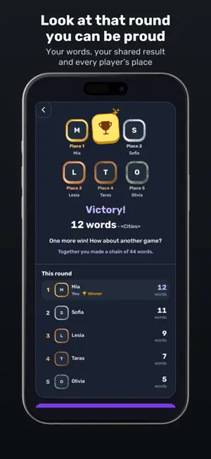 Word Chain Again: Word Games screenshot 2