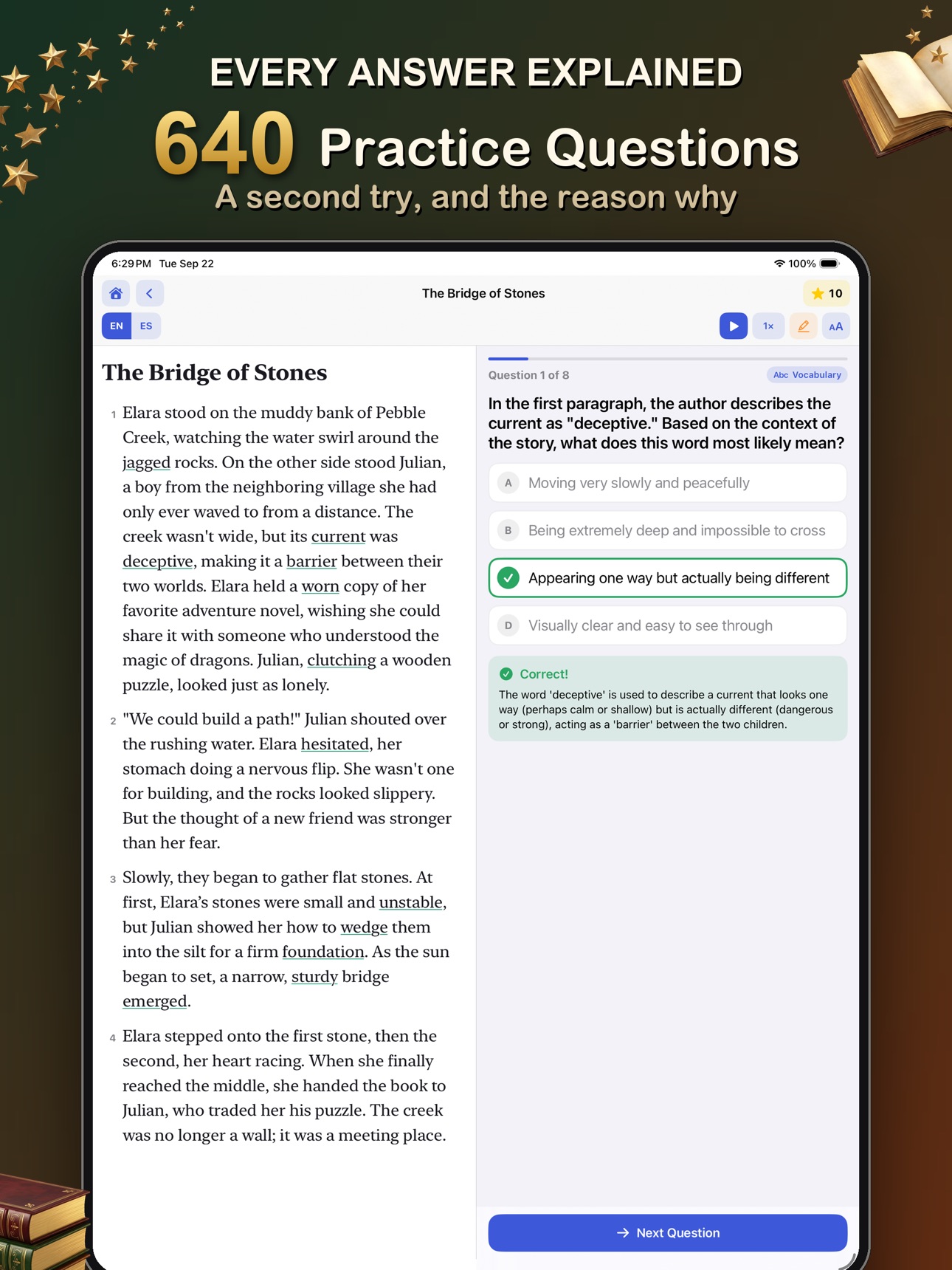 Screenshot 10 of Reading Comprehension Grade 5