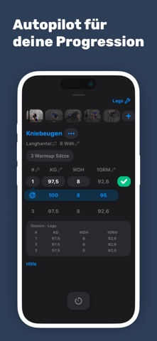Alpha Progression Muskelaufbau iPhone screenshot 3