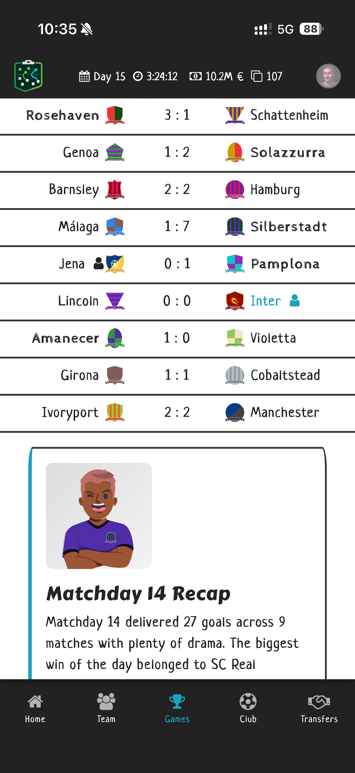 FootballManager.IO screenshot 5