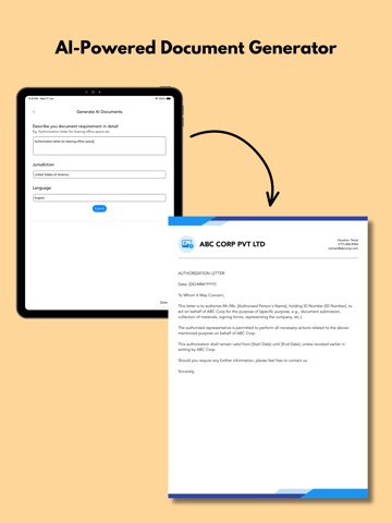 Letterhead Maker Templates iPad screenshot