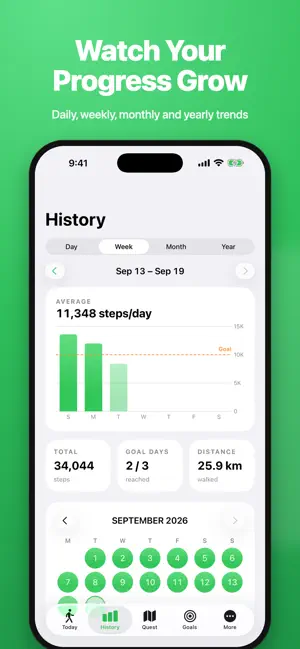 StepQuest: Step Counter screenshot 2