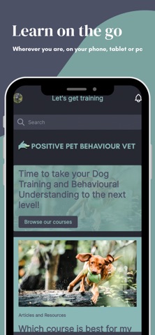 Positive Pet Behaviour Vet screenshot