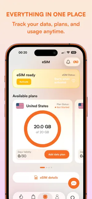 99esim: Travel eSIM Data screenshot 3