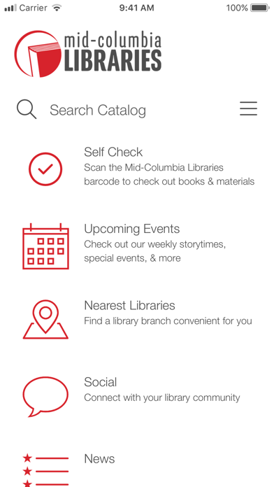 Mid-Columbia Libraries Screenshot