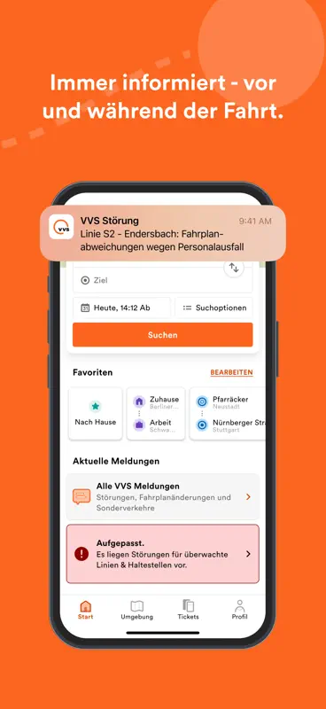 VVS Mobil - Fahrplan & Tickets screenshot 4 of 7