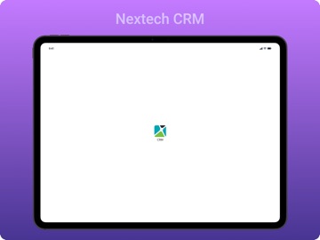 Nextech CRM iPad screenshot
