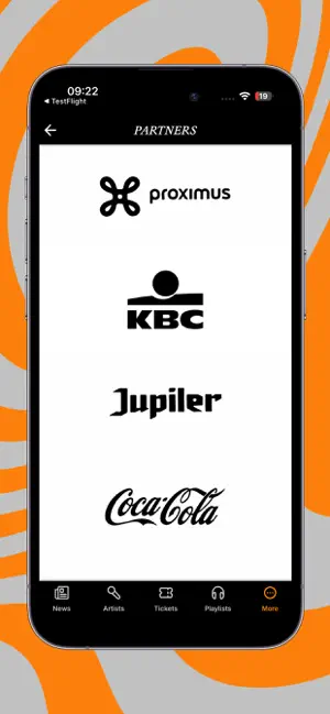 Rock Werchter iPhone screenshot 5