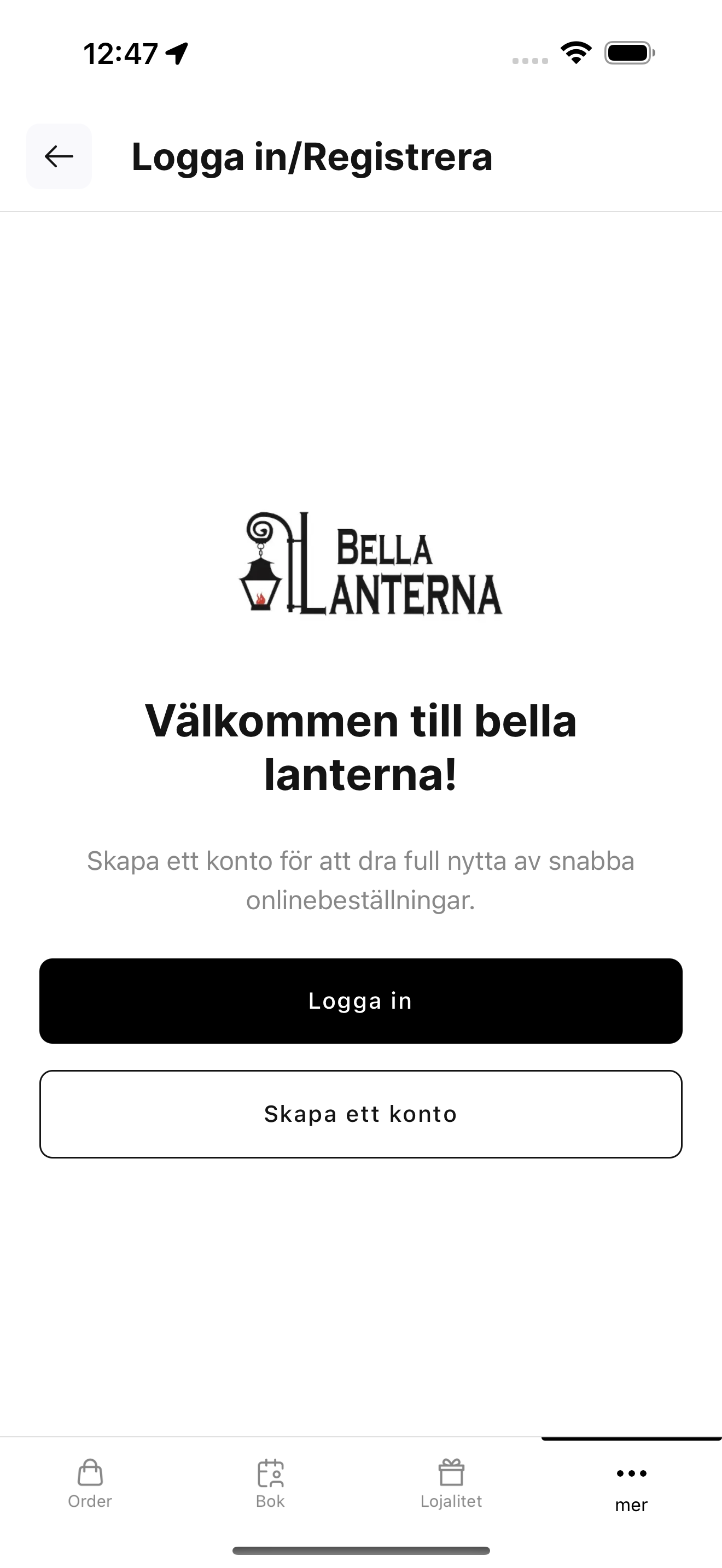 Bella lanterna app