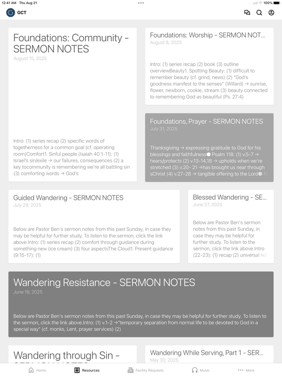 Screenshot #5 pour Grace Church Tuscaloosa