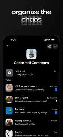 GroupMe : capture d’écran 3 sur 8