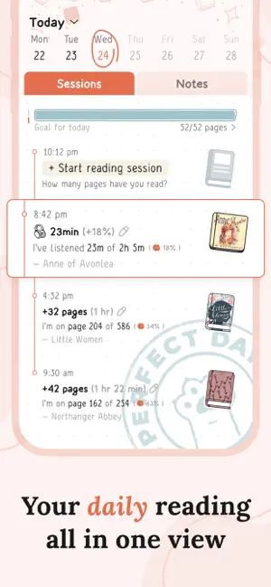 Leero: Book & Reading Tracker iPhone screenshot 2