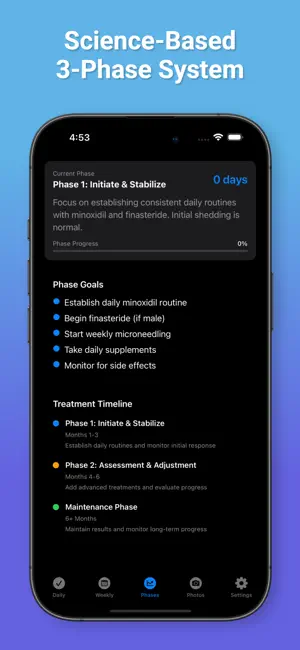 Hair Plan: Regrowth Tracker screenshot 4