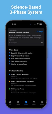 Hair Plan: Regrowth Tracker Screenshot 4 of 5