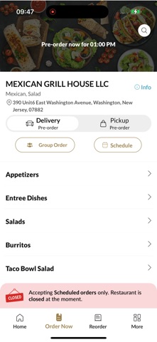 MEXICAN GRILL HOUSE LLC screenshot