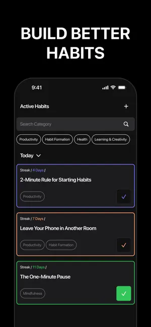 Habit & Idea Tracker BrainFrog screenshot 3