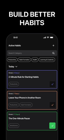 Habit & Idea Tracker BrainFrog Screenshot 3 of 5