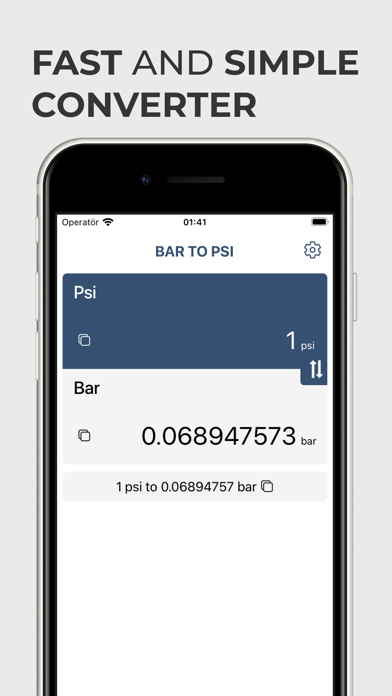 Bar to Psi Converter Screenshot