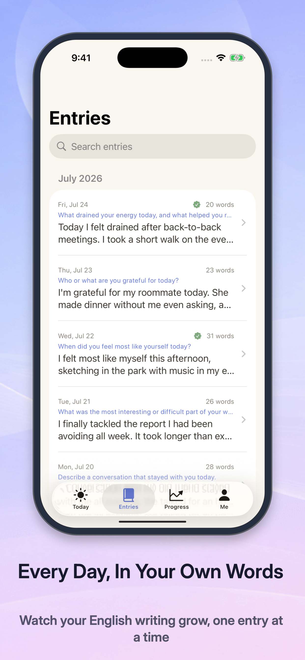 AI English Diary Coach screenshot 2