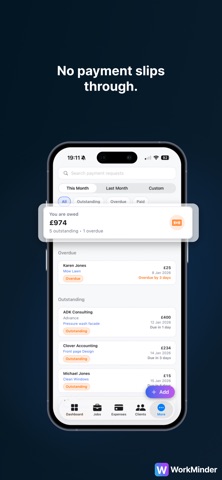 WorkMinder screenshot
