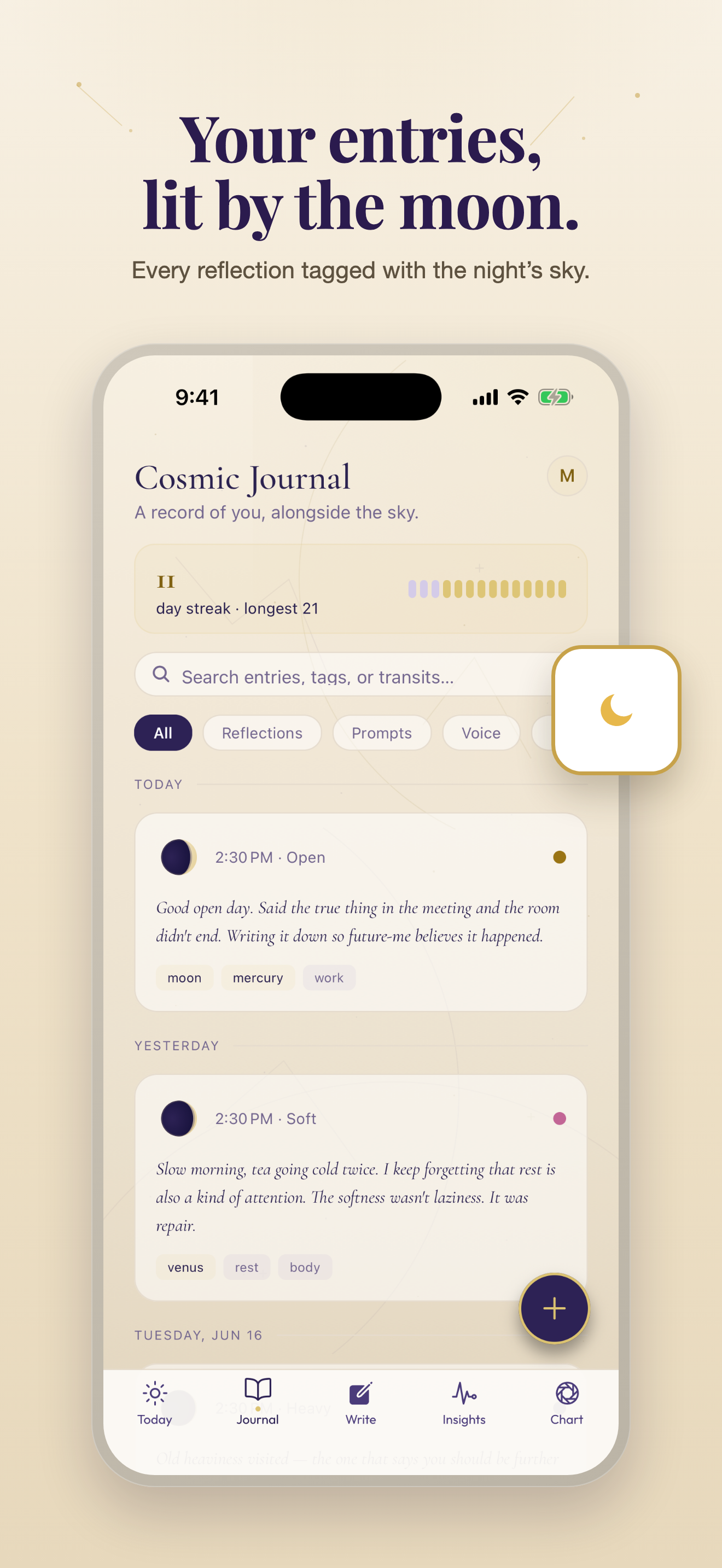 Luminas: Cosmic Journal screenshot 4