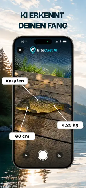 BiteCast: Fish AI & Angeln screenshot 1