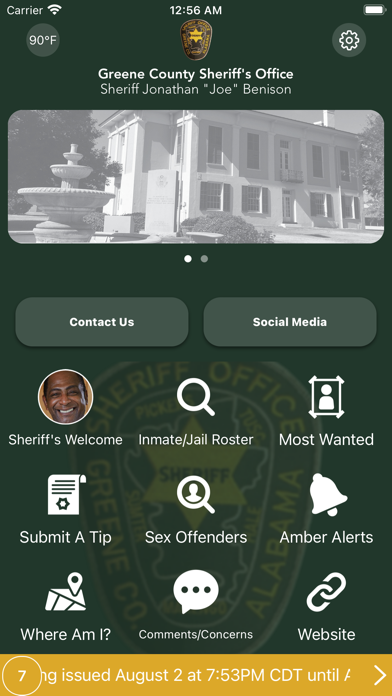 Greene County Sheriff Screenshot