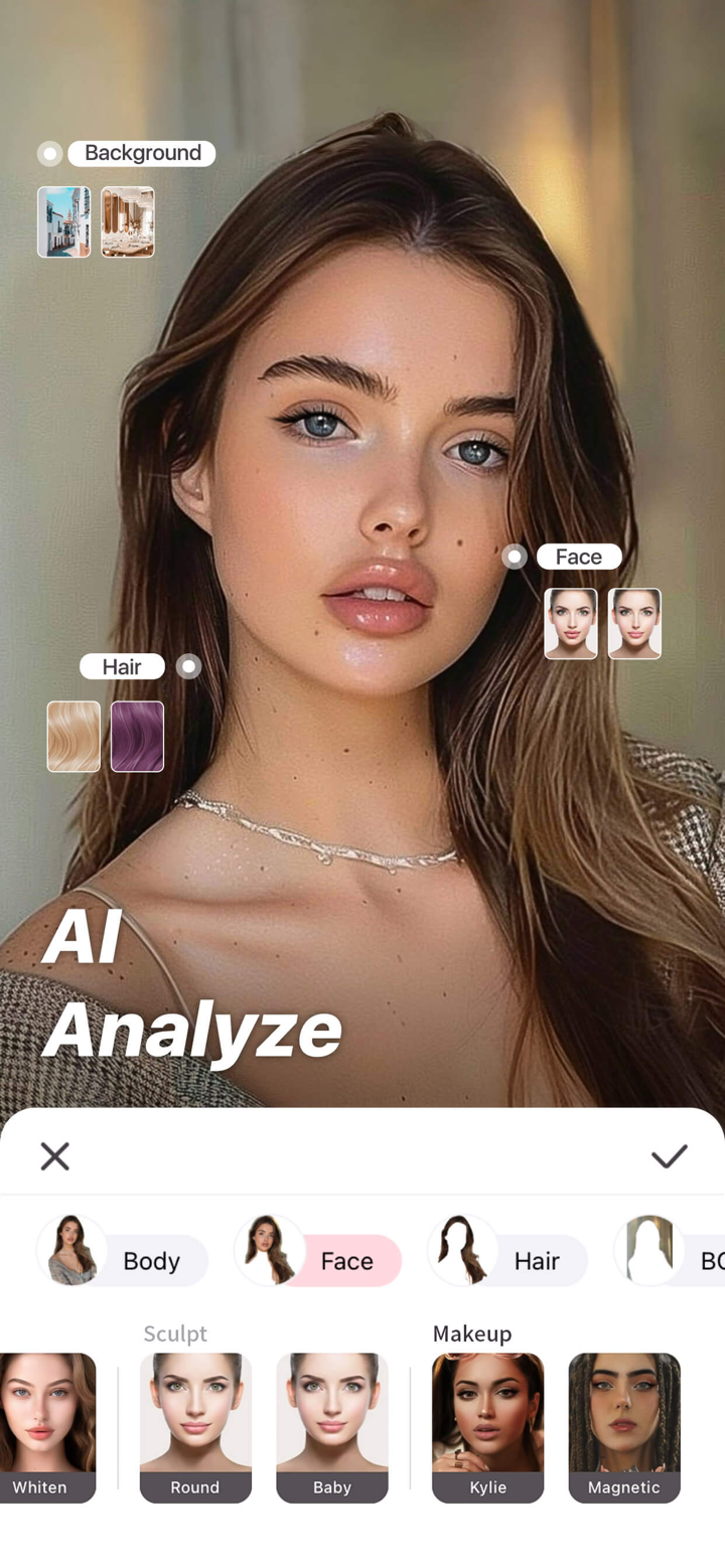 Perfect Me: AI Portrait Editor screenshot 1