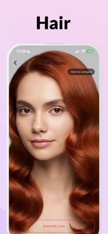 GlamIQ: Makeup & Hair Stylist iPhone screenshot