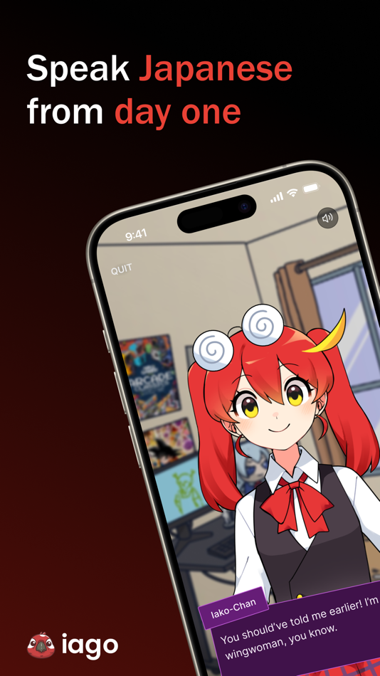 #1. iago - Learn Japanese (iOS) โดย: Iago Education