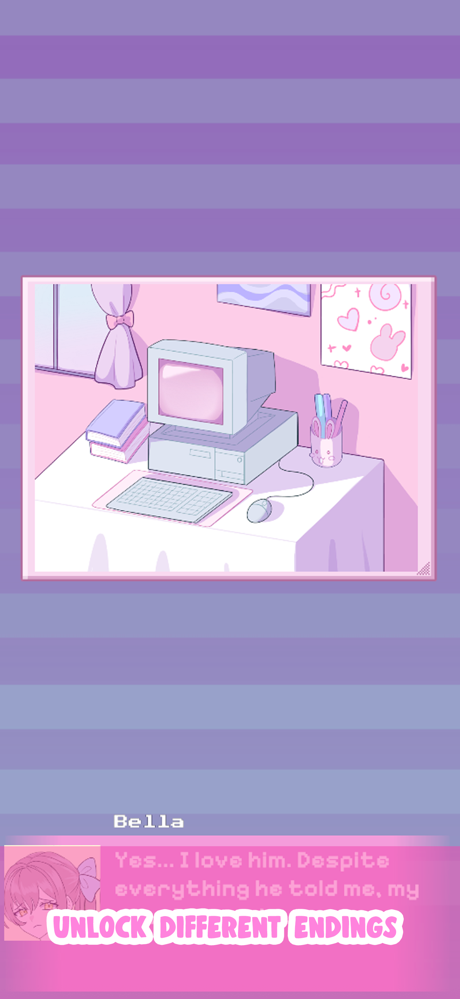Virtual Hearts otome game screenshot 2